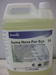 SUMA Nova Pur-Eco L6 (5 liter) eco címkével ellátott, folyékony gépi mosogatószer közepesen kemény és kemény vízhez
