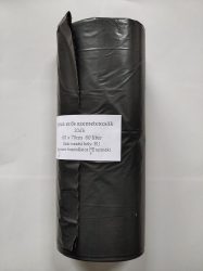 Szemeteszsák, fekete (600x700x0,015 mm) ~ 60 liter