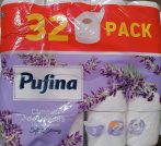 WC papír házt., fehér, levendula, 3 rétegű, 140 lap;17,5m (32 tek./csom.) PF WC papír házt., fehér, levendula, 3 rétegű, 140 lap;17,5m (32 tek./csom.) PF