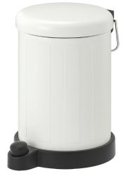 Szemetes pedálos, fehér (4 l)