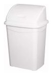 Szemetes billenőfedeles, műanyag, 16 literes Eco fehér UP117 Szemetes billenőfedeles, műanyag, 16 literes Eco fehér UP117