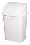   Szemetes billenőfedeles, fehér műanyag, 50 literes (420x345x680 mm) UP121